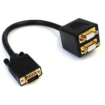 Startech.Com 1ft VGA to 2x VGA Video Splitter Cable – M/F VGASPL1VV
